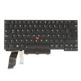 LA Latin Spanish Layout- Laptop Keyboard for Lenovo Thinkpad E14 Gen 1, E490S 20NG 20RA 20RB SN20U63893-01 SN20U63675-01 V185920DK1 V185920BK1, Backlit, Black No Frame