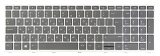 HB Hebrew מקלדת עברית Layout Laptop Keyboard for HP Probook 650 G4, 650 G5, 450 G5, 455 G5, 470 G5 with Silver Frame, No Backlit