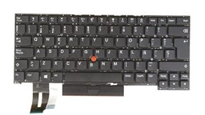 SP Spanish (Español Teclado) Laptop Keyboard for Lenovo Thinkpad T490s T495s, X1 Extreme Gen 1/ Gen 2, P1 Gen 1/ Gen 2, 20QJ 20QK 20NX 20NY SN20R66015 PK131BR1A20 SG-97140-2EA, No Backlit