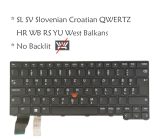 Laptop Replacement Keyboard for Lenovo ThinkPad X13 Gen 2/Gen 3, 20WK 20WL 20XH 20XJ 21BN 21BQ 21CM 21CN 21LB 21LC 21LM 21LN, Black (SV Slovenian Croatian QWERTZ ČŠŽ Layout, No Backlit)