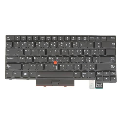 Laptop Computer Replacement Keyboard for Lenovo ThinkPad T470 T480 A475 A485 01HX504 01HX464 01HX424, 01AX492 01AX533 01AX574 (AR Arabic مفاتيح عربية Layout, Backlit)