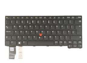 Laptop Replacement Keyboard for Lenovo ThinkPad X13 Gen 2/Gen 3, 20WK 20WL 20XH 20XJ 21BN 21BQ 21CM 21CN 21B3 21B4 21B9 21BA 21B5 21B6 21BB 21BC Black (UK GB Layout, No Backlit)
