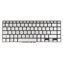 SP Spanish Layout- Laptop Keyboard for ASUS E410M M433 S433 S433E S433EA S433EQ S433F S433FA S433FL 433JA V4050F X421 9Z.NH9BQ.00S 0KNB0-2820SP00 AEXKSP01150 XKS NSK-W38BQ Backlit Silver