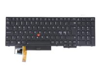 Laptop Replacement Keyboard for Lenovo Thinkpad L580 E580 E585 L590 E590 E595 T590 P52 P72 P53 P53S P73 (Nordic Swedish Finnish Norwegian Danish ÆØÅ Layout, Backlit)