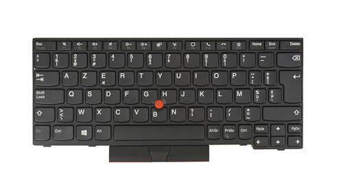 Laptop Computer Replacement Keyboard for Lenovo Thinkpad X280 X395 X390 A285, 20KF 20KE 20MW 20MX 20Q0 20Q1 20SC 20SD Black (BE Belgian Belge AZERTY Layout, No Backlit)