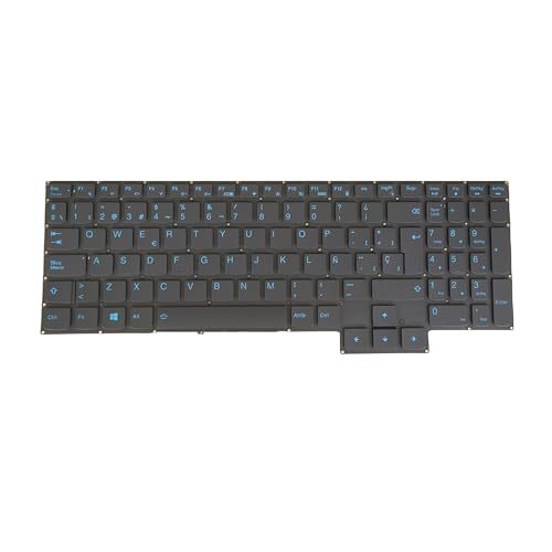 SP Spanish (Español Teclado) Laptop Keyboard for Lenovo IdeaPad Gaming 3-15ACH6 3-15ACH6D 3-15ARH05 3-15IHU6 3-15IHU6D 3-15IMH05 PR5CYB-SPA 82K2 82MJ 82EY 82K1 82MG 82Y4 82CG, Blue-Backlit, No Frame