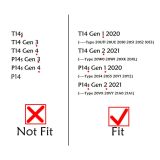 LA Spanish Laptop Keyboard for Lenovo Thinkpad T14 Gen 1/Gen2, P14s Gen 1/Gen2, 5N20X70326 5N20X68848 5N20V44195 5N20V44051 5N20V43907 5N20V43763 Backlit