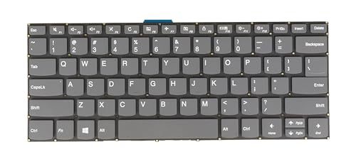 for Lenovo IdeaPad 330s-14ast 330s-14ikb, V14 G1-IML, 82NA 81F8 81F4 81JM PC4C-US Laptop Computer Keyboard, Gray (US English Layout, No Backlit)