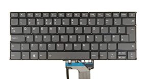 Laptop Replacement Keyboard for Lenovo Ideapad 320s-13ikb 720s-14ikb V720-14 V720-14IKB, 81AK 80XC 81BD 80Y1, SN20M62465 PC4SPB Backlit Gray Without Frame (UK GB Layout)