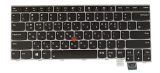 Laptop Keyboard for Lenovo ThinkPad T470S, T460S, 13 Gen 1/2, 20HF 20HG 20JS 20JT 20J1 20J2 01EN878 01EN919 01ER942 01ER901, Backlit, Silver Frame (KR Korea Korean 한국어 키보드 Layout)