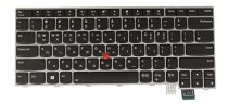 Laptop Keyboard for Lenovo ThinkPad T470S, T460S, 13 Gen 1/2, 20HF 20HG 20JS 20JT 20J1 20J2 01EN878 01EN919 01ER942 01ER901, Backlit, Silver Frame (KR Korea Korean 한국어 키보드 Layout)