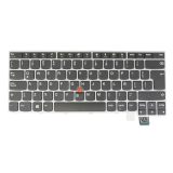 LA Latin Spanish Layout- Laptop Keyboard for Lenovo Thinkpad 13 Gen 2, T470S 20HF 20HG 20JS 20JT 20J1 20J2 01ER831 01ER790 01EN767 01EN808 Fit T460S/ 13 Gen 1, Silver Frame, No Backlit