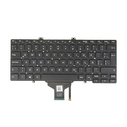 LA Latin Spanish Layout- Laptop Keyboard for Dell Latitude 7400 5400 5401 5410 5411 0Y1F5W Y1F5W, Backlit, Without TrackPointer