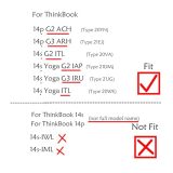 Keyboard for Lenovo ThinkBook 14 G2 are, 14 G2 ITL, 14 G3 ACL, 14 G3 ITL, 14 G4 ABA, 14 G4 IAP, 14 G4+ ARA, 14 G4+ IAP, 20VF 20VD 21A2 21A3 21DK 21DH 21D0 21CX PR4SB Backlit (LA Latin Spanish, Gray)