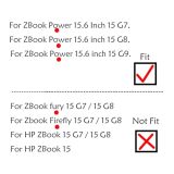 Laptop Computer Replacement Keyboard for HP ZBook Power 15.6' 15 G7/G8/G9, M05033-161, M05034-161, V195346EK1, Backlit (Latin Spanish LA Español Layout)