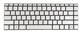 Laptop Replacement Keyboard for HP Pavilion 13-an 13-an0000 Spectre 13-ap 13-ap000 13-ap0000 13t-ap000 NSK-XBABQ Backlit Silver Slovenian Croatian QWERTZ ČĆĐŠŽ Layout