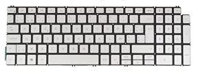 Laptop Replacement Keyboard for Dell Latitude 3510 0KJ08G KJ08G Backlit Silver No Frame (BE Belgian AZERTY België Layout)