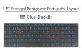 Laptop Replacement Keyboard for Lenovo Ideapad L340-15IRH L340-17IRH L340E-15IRH L340E-17IRH L340H-15IRH PC5CPB-Por Blue Backlight- Portugal Portuguese Português Layout