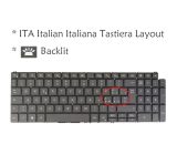 Laptop Replacement Keyboard for Dell Latitude 3510 05XT2X 5XT2X Backlit, Without Frame (Italian Italiana Layout, Black)