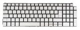 Laptop Replacement Keyboard for Dell Latitude 3510 0XMP7D Backlit Silver No Frame (Swedish Finnish Danish Norwegian ÆØÅÄÖ Layout)