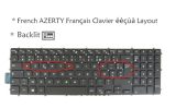 French FR AZERTY Laptop Replacement Keyboard for Dell Vostro 3580 3581 3582 3583 3584 3590 5568 7570 7580 0CHM7P Backlit No Frame