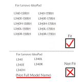 Laptop Replacement Keyboard for Lenovo Ideapad L340H-17IRH L340L-15IRH L340L-17IRH L340R-15IRH L340R-17IRH PC5CPB-Nod, Blue Backlit (Nordic Scandinavian ÆØÅÄÖ Layout)