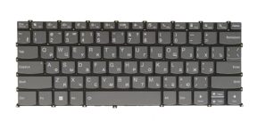 Laptop Keyboard for Lenovo IdeaPad 1-14ADA7, 1-14ALC7, 1-14AMN7, 1-14IAU7, 1-14IGL7, 1-14IJL7, 82R0 82R3 82VF 82QC 83AF 82V6 82LV PR4SB Backlit (Russian русский Клавиатура Layout, Gray)