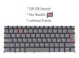 Laptop Keyboard for Lenovo ThinkBook 14 G2 are, 14 G2 ITL, 14 G3 ACL, 14 G3 ITL, 14 G4 ABA, 14 G4 IAP, 14 G4+ ARA, 14 G4+ IAP, PR4SB Backlit (UK GB Layout, Gray, No Backlit)