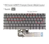 Laptop Keyboard for Lenovo ThinkBook 14p G2 ACH / G3 ARH, 14s G2 ITL, 14s Yoga ITL / G2 IAP / G3 IRU, 20YN 21EJ 20VA 21DM 21JG 20WE PR4SB, Backlit (French Français AZERTY, Gray)