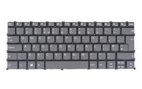 Laptop Replacement Keyboard for Lenovo Yoga Slim 7 Pro-14ACH5, 7 Pro-14ARH5, 7 Pro-14IHU5, 7 Pro-14ITL5, PR4S-UK (UK GB Layout, Gray, No Backlit)