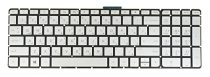 Laptop Replacement Keyboard for HP Envy 17-r 17-r000, 17-s 17-s000, 17-u 17-u000 17t-u 17t-u000 17t-u100 Backlit Silver Without Frame (AR Arabic المفاتيح العربية Layout)