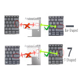 Dansk layout bærbar tastatur til Lenovo Thinkpad X1 Carbon 9th 20XW 20XX med baglygte