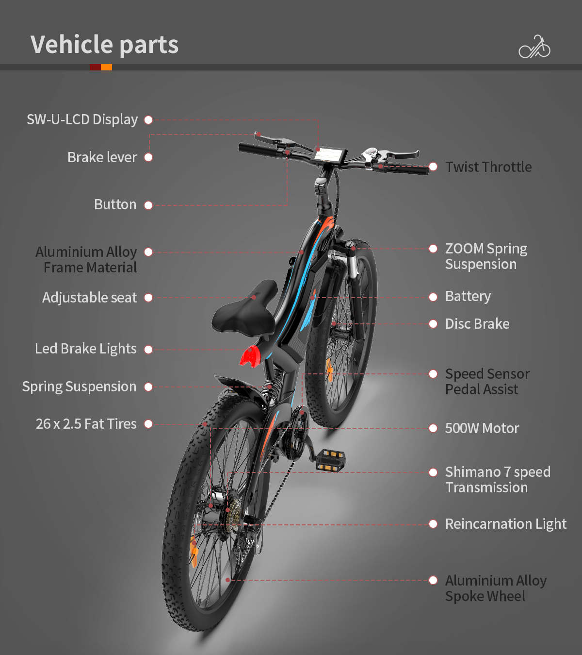 Electric Mountain Bicycle