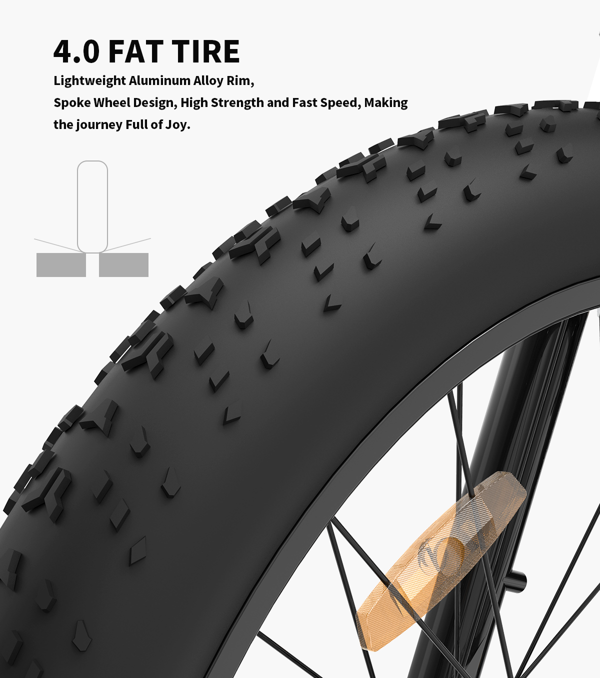 Aostirmotor S07-D Fat Tire Mountain Electric Bike 750W 48V - Camo