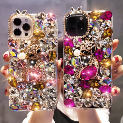 Wholesale luxury bling glitter phone cases for iphone 13 12 pro 11 xs max xr 7 8 plus se 2020 case diamond Rhinestone cover casing kılıfı covers carcasas fundas capas capinhas coques etui husa tok Handyhülle чехол 電話ケース