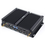Mini Fanless Industrial PC with Whiskey Lake Core i3 i5 and i7 CPU
