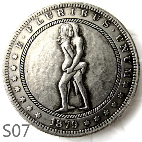 HOBO Sex Morgan Silver Dollar Copy Coin TypeS07