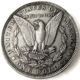 HOBO 1881cc Sex Morgan Silver Plated Dollar Copy Coin TypeS22