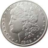 90% Silver US 1902 Morgan Dollar Silver Copy Coin