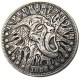 HOBO US Morgan Silver Plated Dollar skull zombie skeleton Copy Coin Type15
