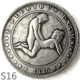 HOBO Sex Morgan Silver Plated Dollar Copy Coin TypeS16