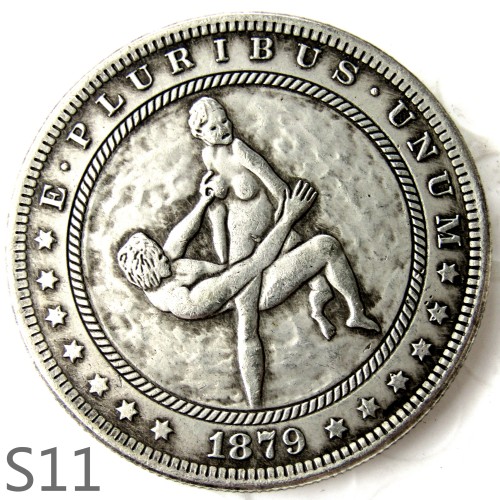 HOBO Sex Morgan Silver Dollar Copy Coin TypeS11