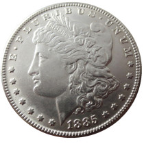 90% Silver US 1885CC Morgan Dollar Silver Copy Coin