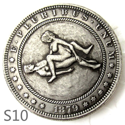 Copy HOBO Sex Morgan Silver Dollar Copy Coin TypeS10