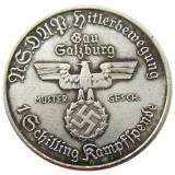 German WW2 5 Mark Commemorative Silver Plated/Gold Plated Coin Copy Type02