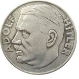 German WW2 5 Mark Commemorative Silver Plated/Gold Plated Coin Copy Type32