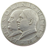 German WW2 5 Mark Commemorative Silver Plated/Gold Plated Coin Copy Type31