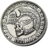 HOBO US Morgan Silver Plated Dollar skull zombie skeleton Copy Coin Type31