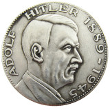 German WW2 5 Mark Commemorative Silver Plated/Gold Plated Coin Copy Type03