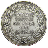 German WW2 5 Mark Commemorative Silver Plated/Gold Plated Coin Copy Type04